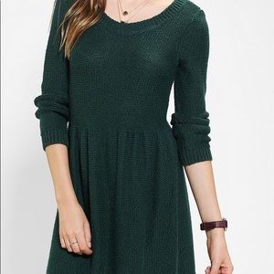 BDG Fit Flare Sweater Dress